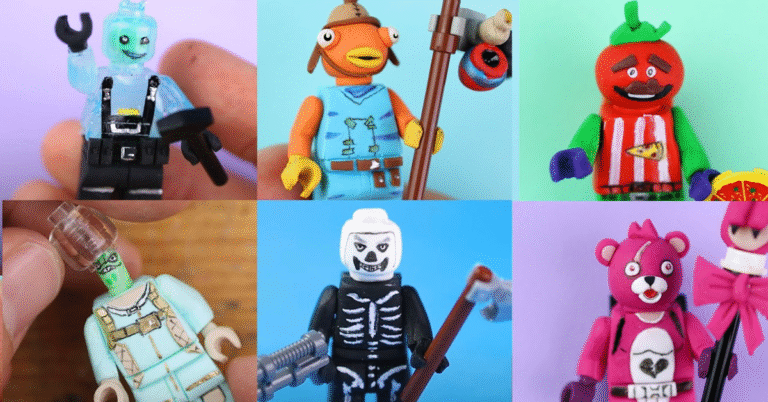 How I Crafted Custom Fortnite Minifigures from Clay