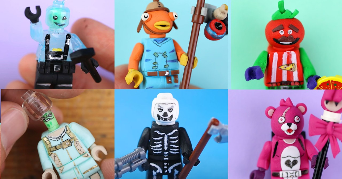 How I Crafted Custom Fortnite Minifigures from Clay
