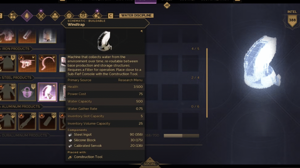 Windtraps Now Available in Dune Awakening for Passive Water Collection